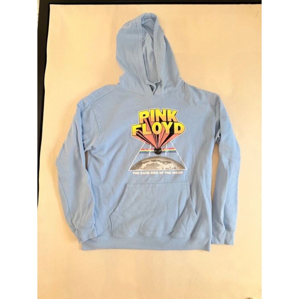 Pink Floyd Dark Side of the Moon Blue Hoodie Size L